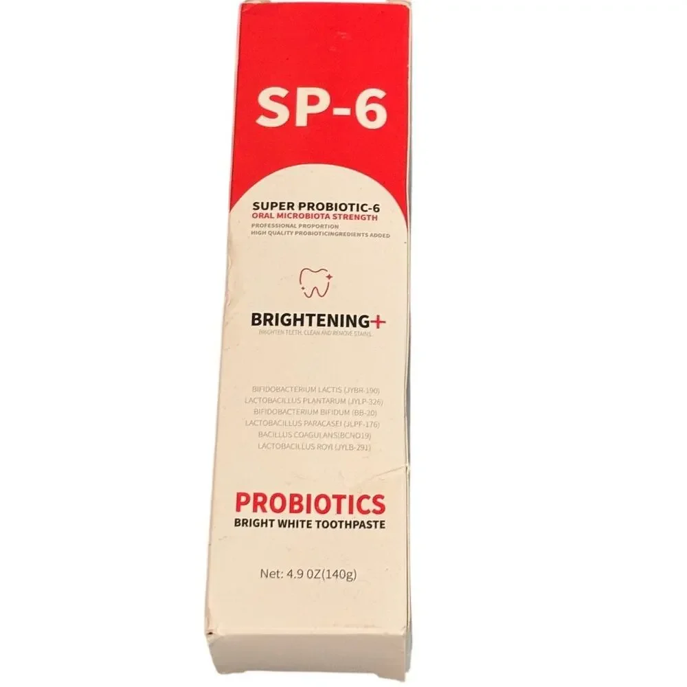 SP-6 Super Probiotic Oral‎ Microbiota Strength Brightening Toothpaste 4.9oz